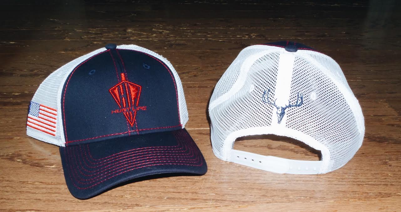 Hunt Life Trucker Hat - American Red, White, and Blue